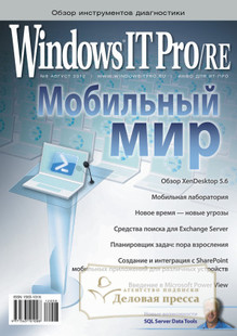 Обложка журнала Windows IT Pro/RE