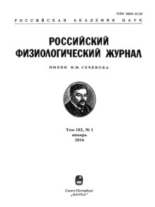 Обложка Российский физиологический журнал им. И.М. Сеченова (Россия)